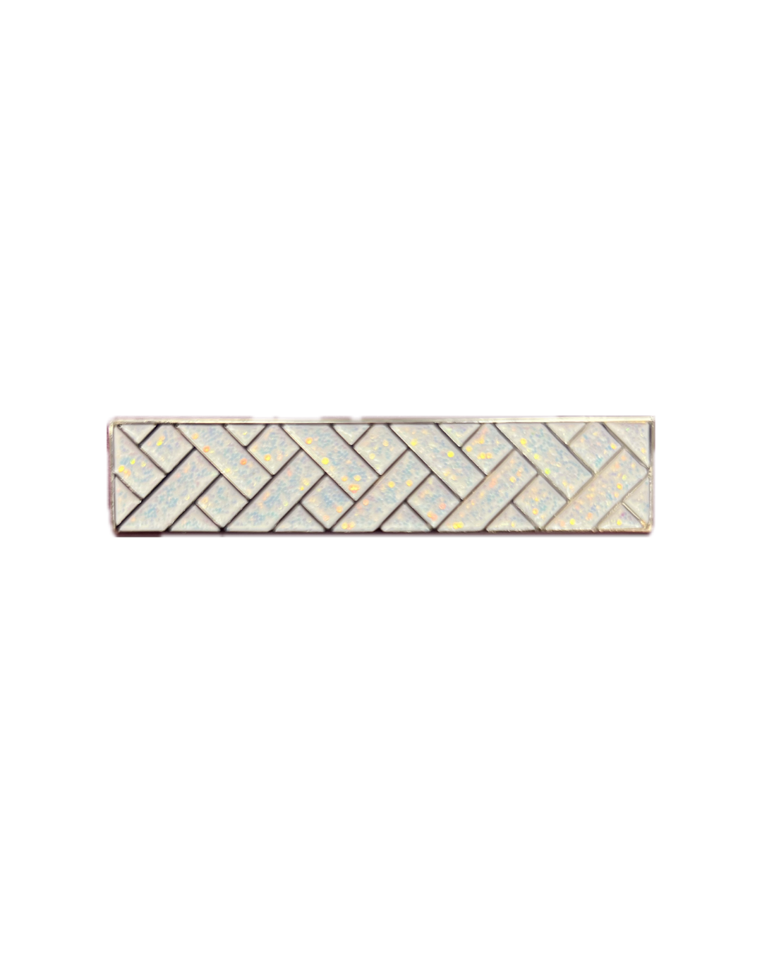 DBC Stock Pin - Silver Basketweave