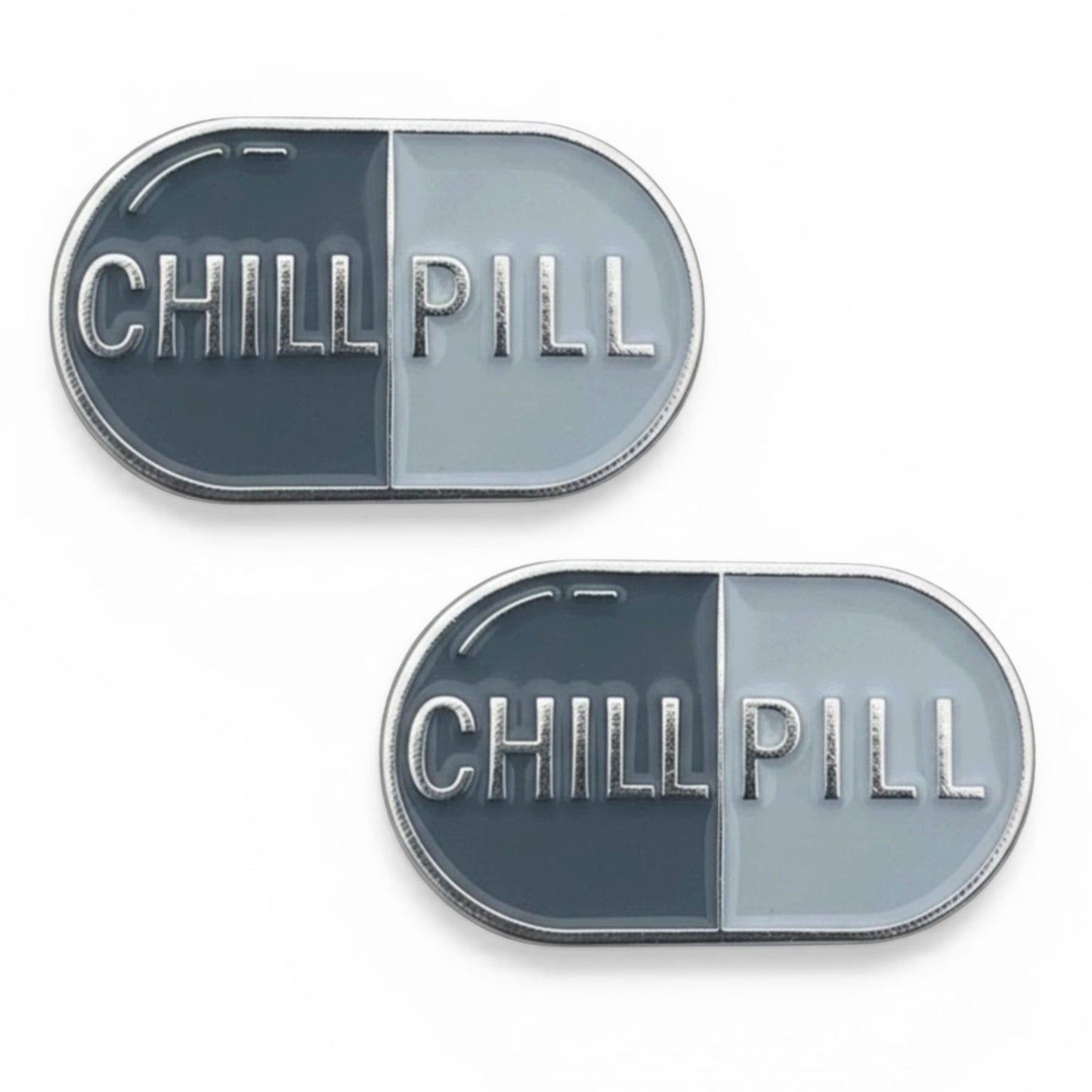 Chill Pill Number Pin Charms
