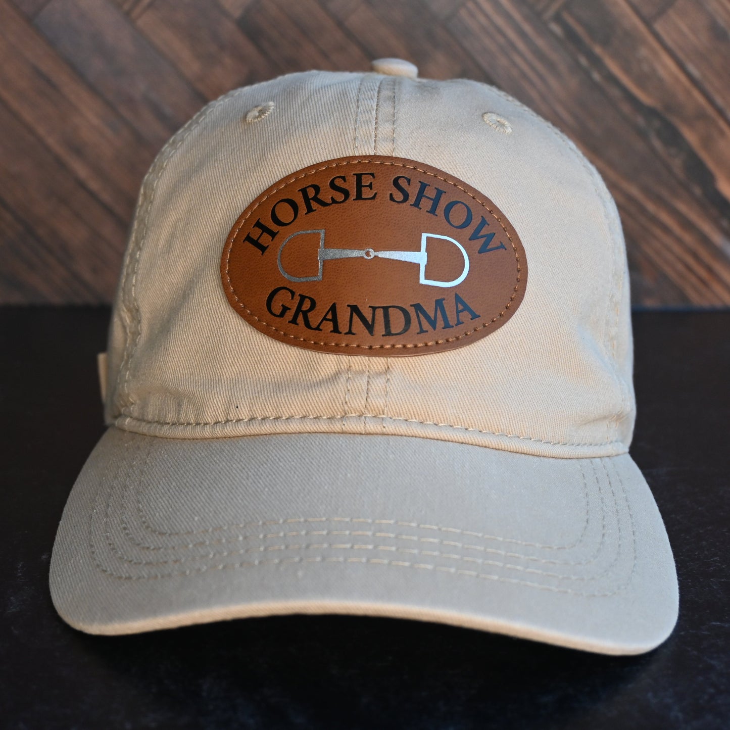 DBC Cotton Baseball Hat - Horse Show Grandma