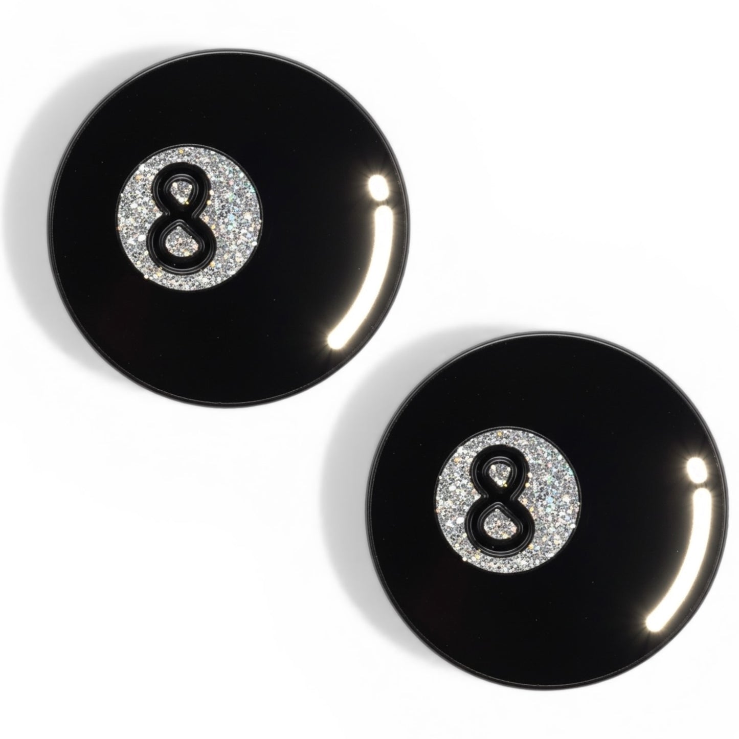 Magic 8 Ball Number Pin Charms