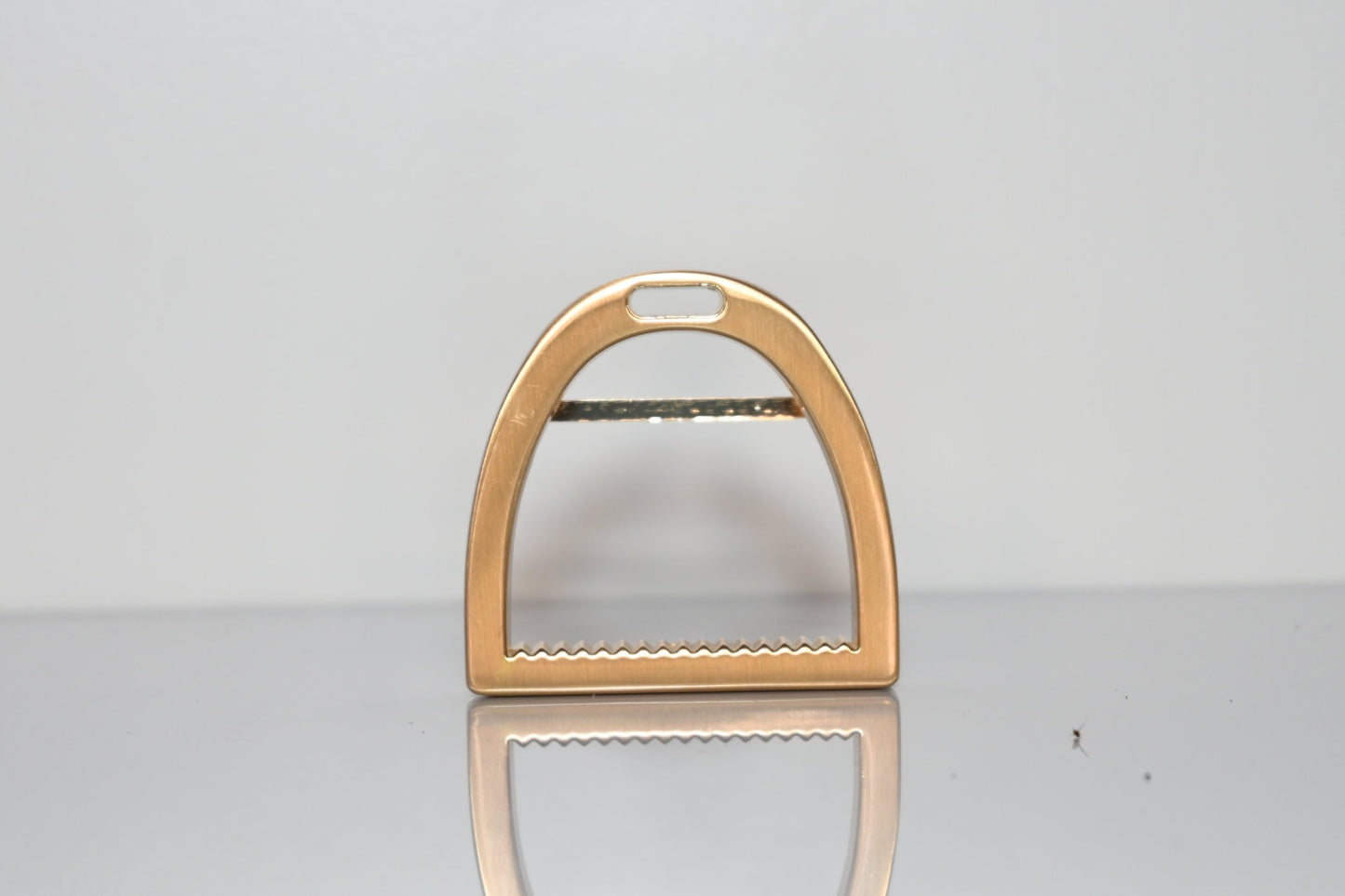 Brushed Gold Stirrup Buckle