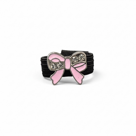 Pink Bow Crop Charm