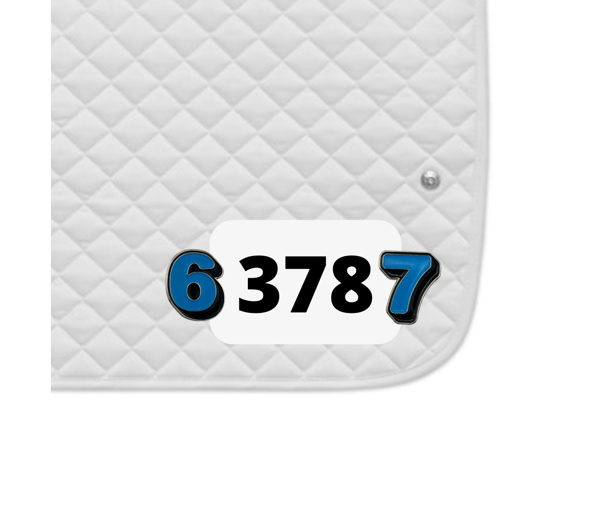 Six Seven Number Pin Charm