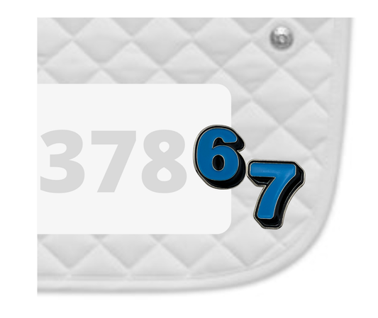 Six Seven Number Pin Charm