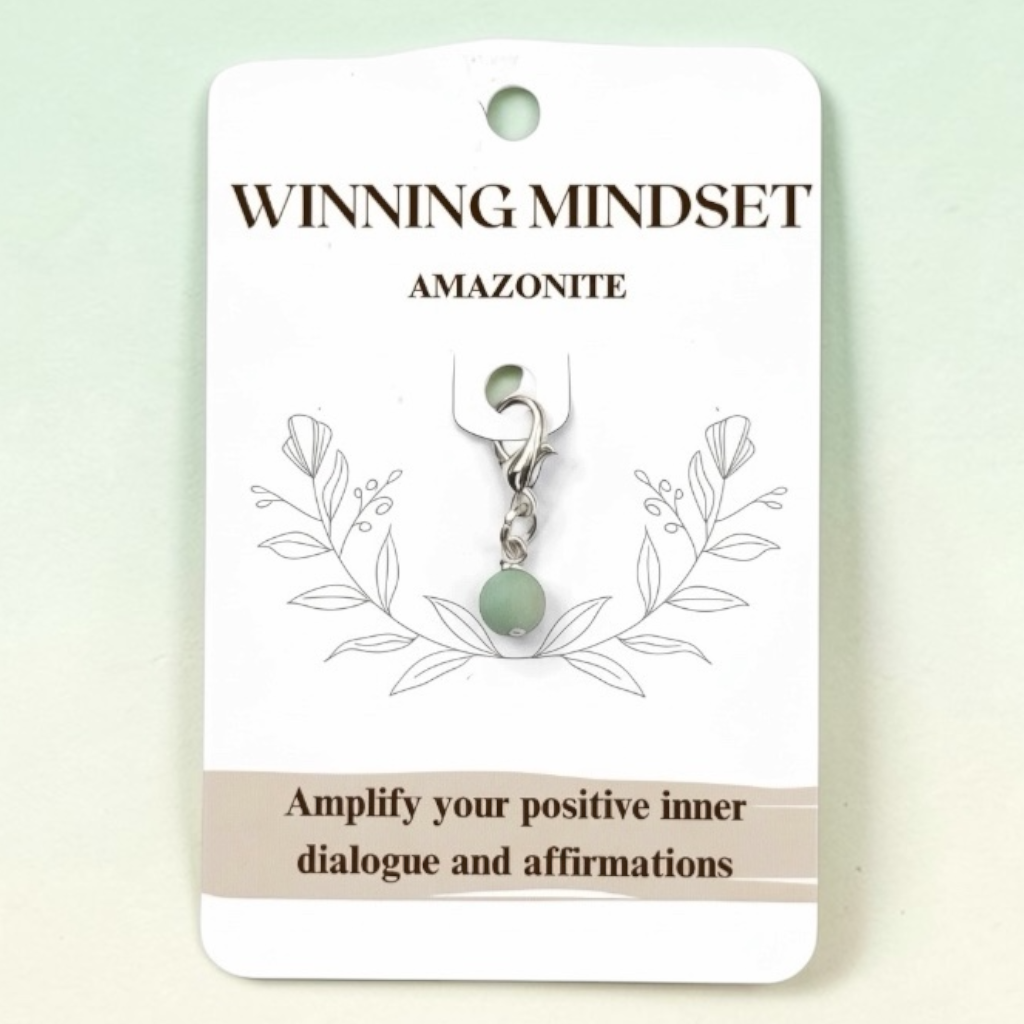 Amazonite Winning Mindset Charm