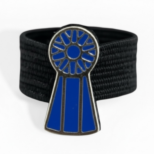 Blue Ribbon Crop Charm