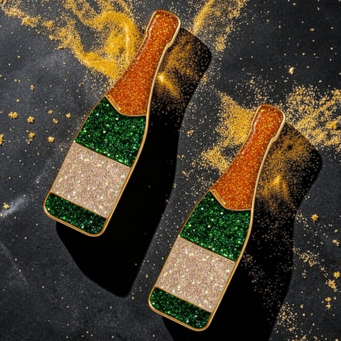 Champagne Celebration Number Pin Charm
