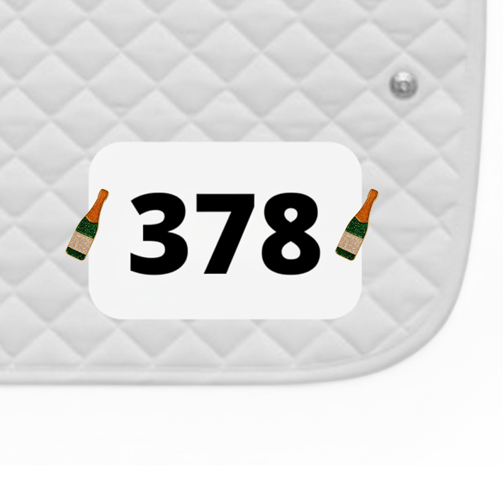 Champagne Celebration Number Pin Charm