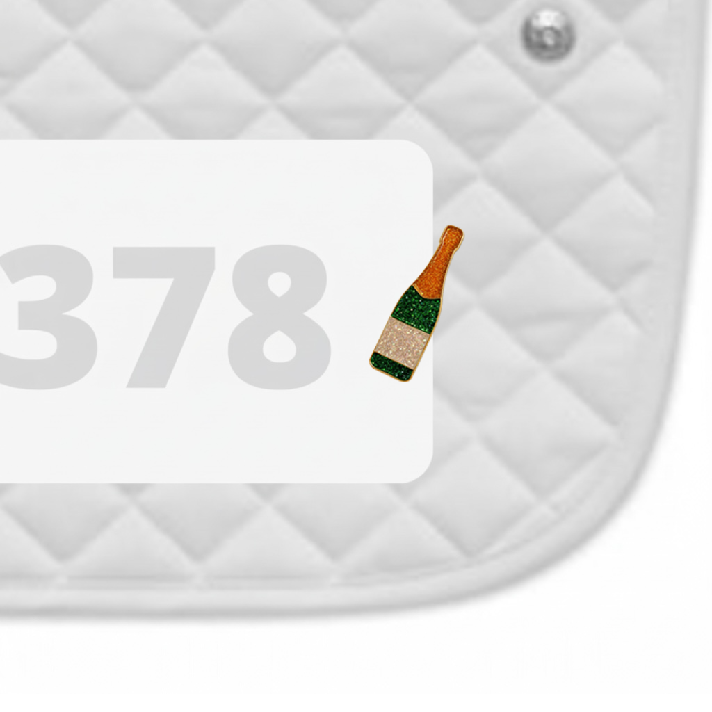 Champagne Celebration Number Pin Charm