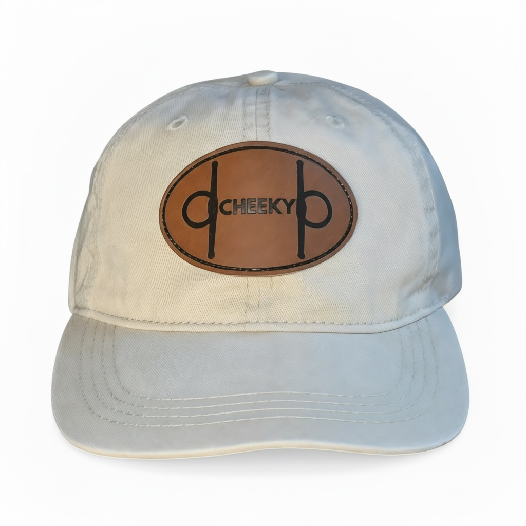 Cheeky - Leather Patch Cotton Baseball Hat