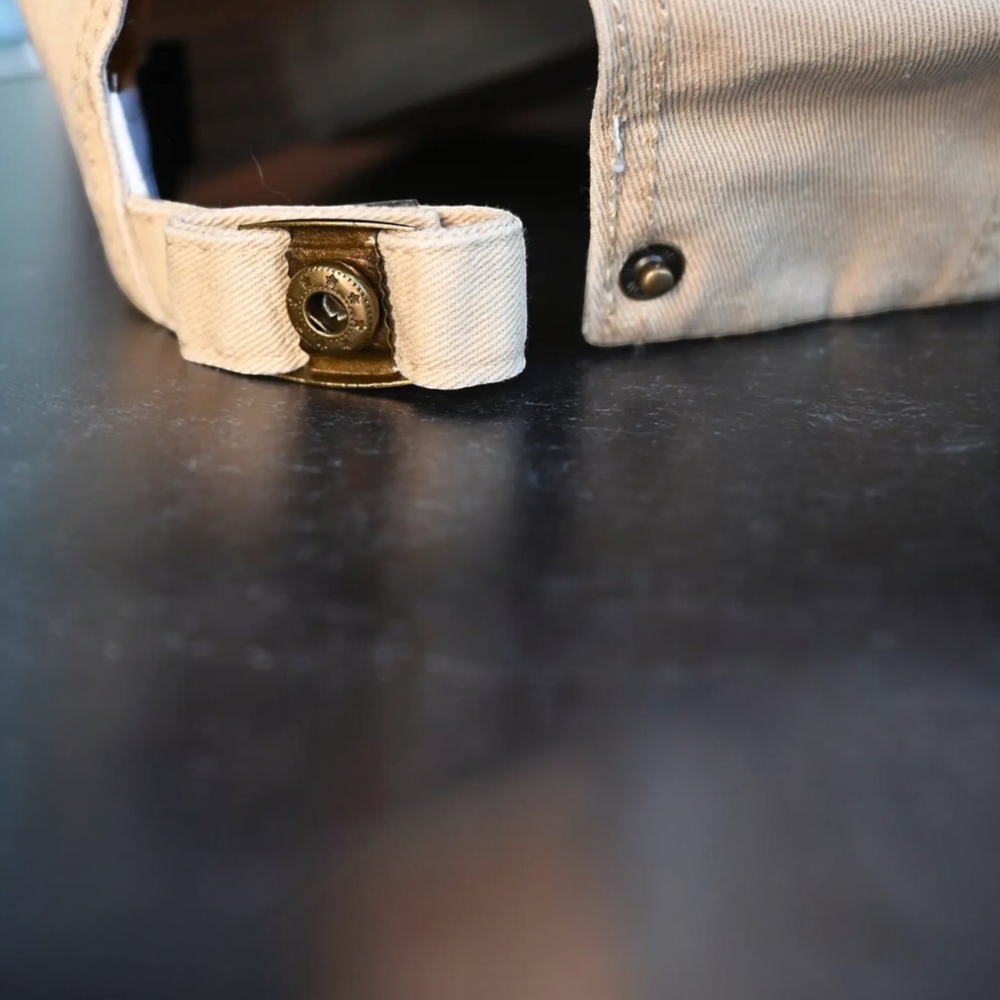 Cheeky - Leather Patch Cotton Baseball Hat