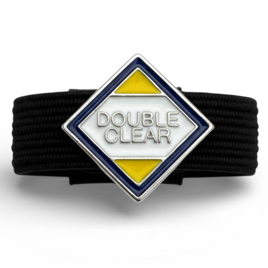 Double Clear Crop Charm