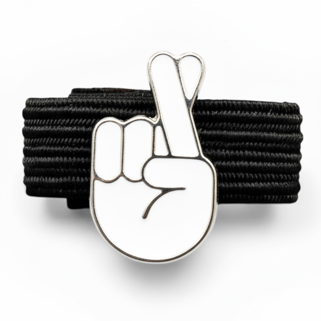 Fingers Crossed Crop Charm