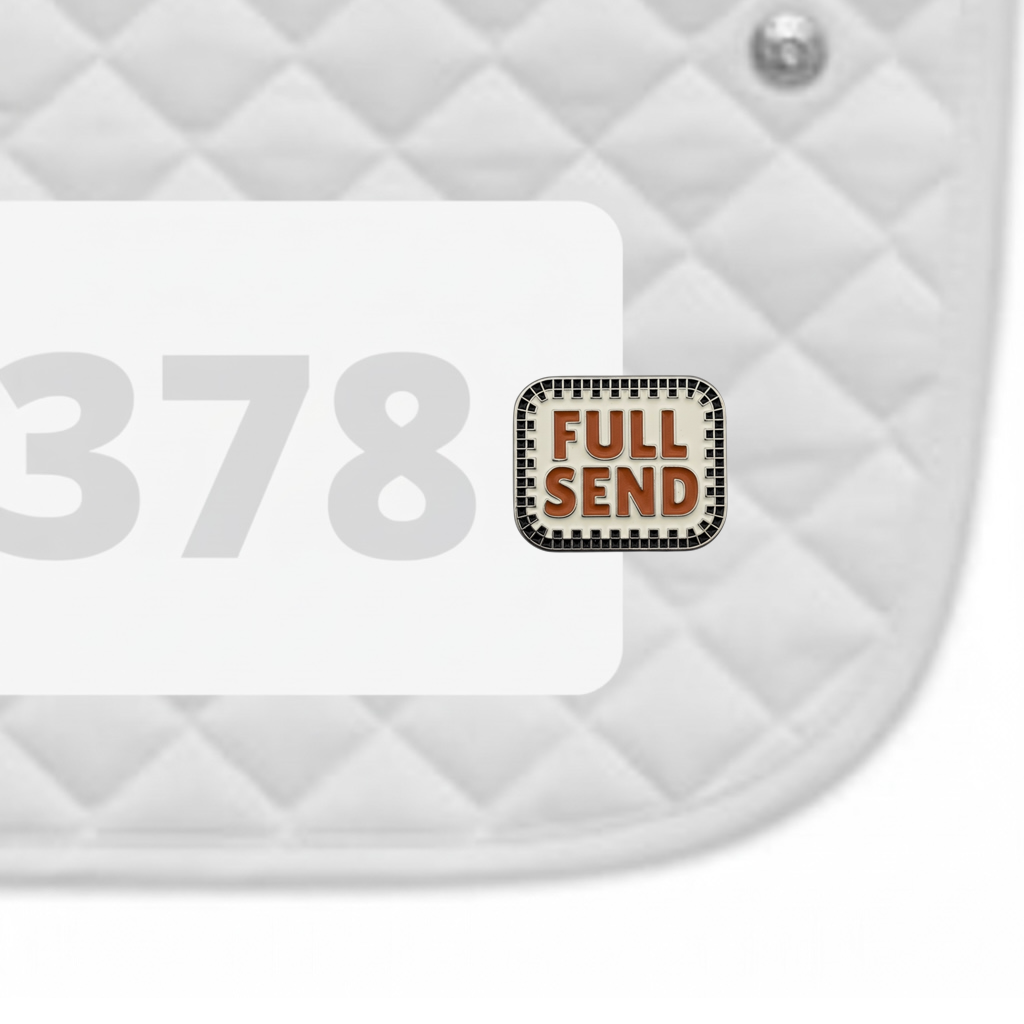 Full Send Number Pin Charms