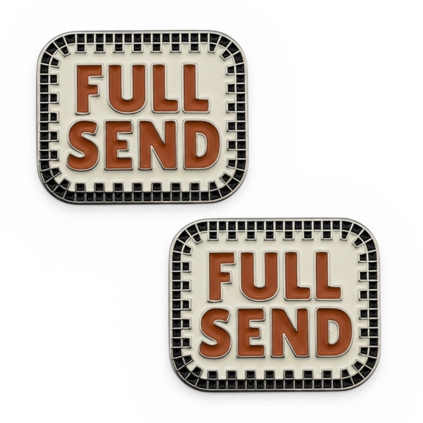 Full Send Number Pin Charms