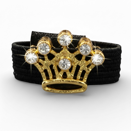 Sparkly Gold Crown Crop Charm