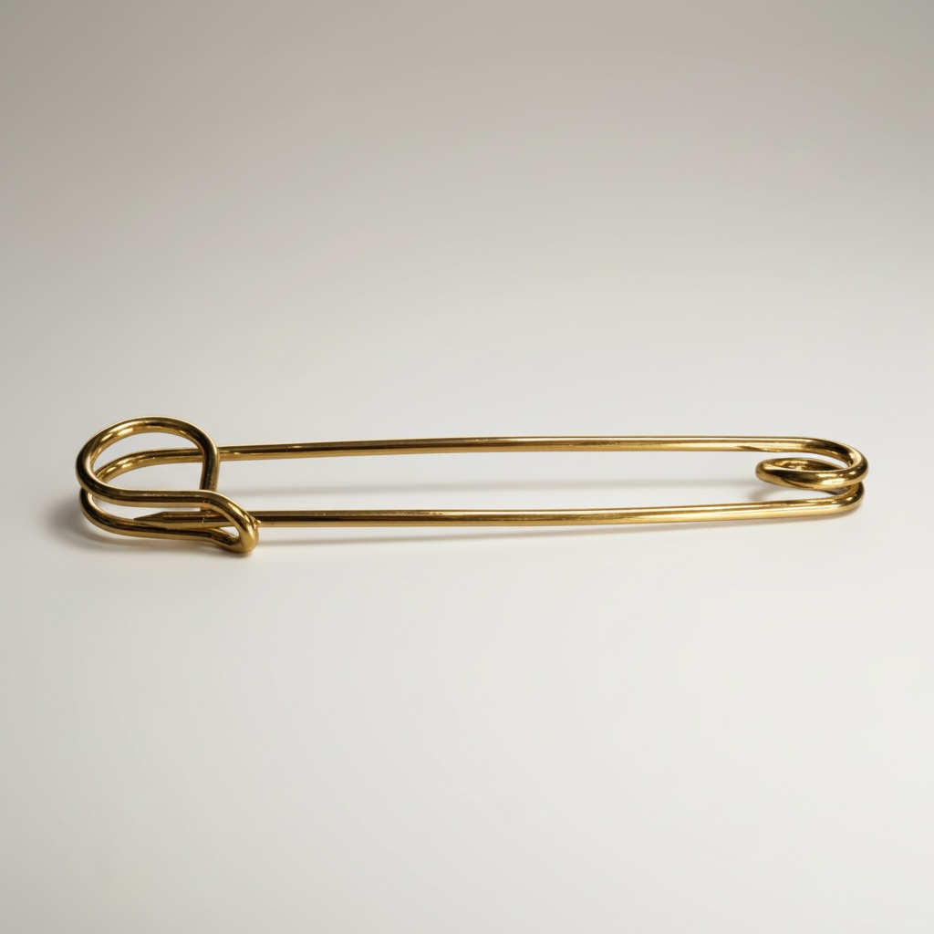 Golden Plain Traditional Stock Pin