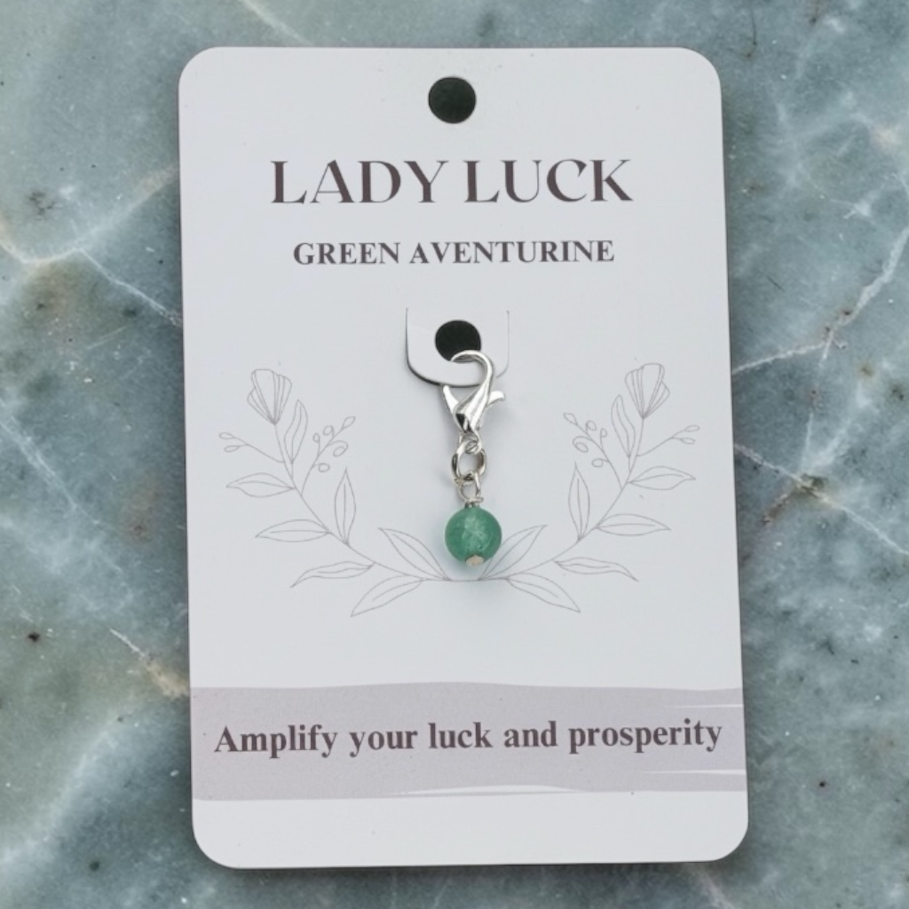 Green Aventurine Lady Luck Charm