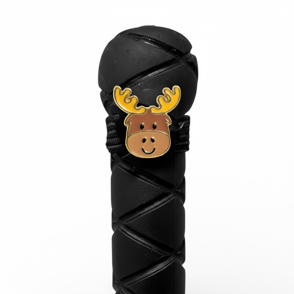 Happy Moose Crop Charm