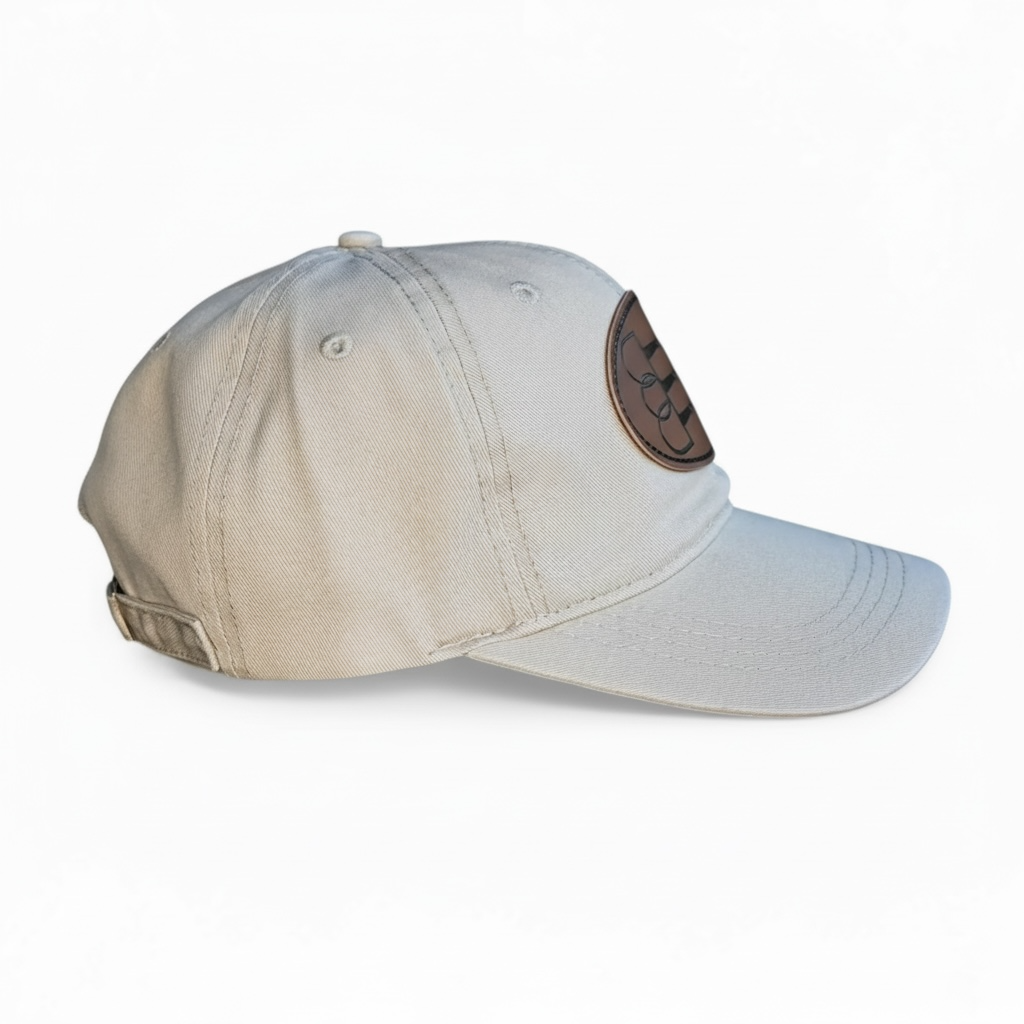 Horse Bits - Leather Patch Cotton Baseball Hat