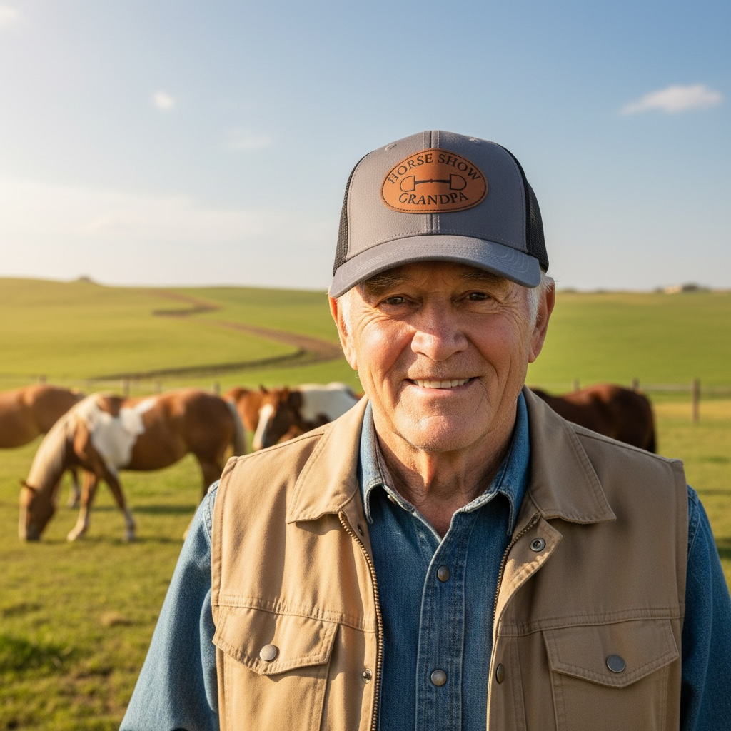Horse Show Grandpa - Trucker Baseball Hat