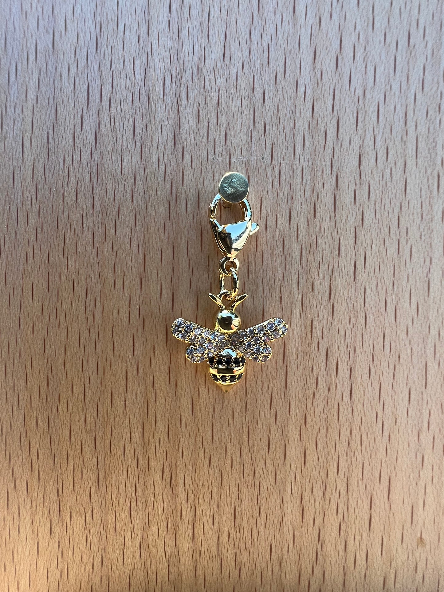 Sparkly Queen Bee Braid Charm