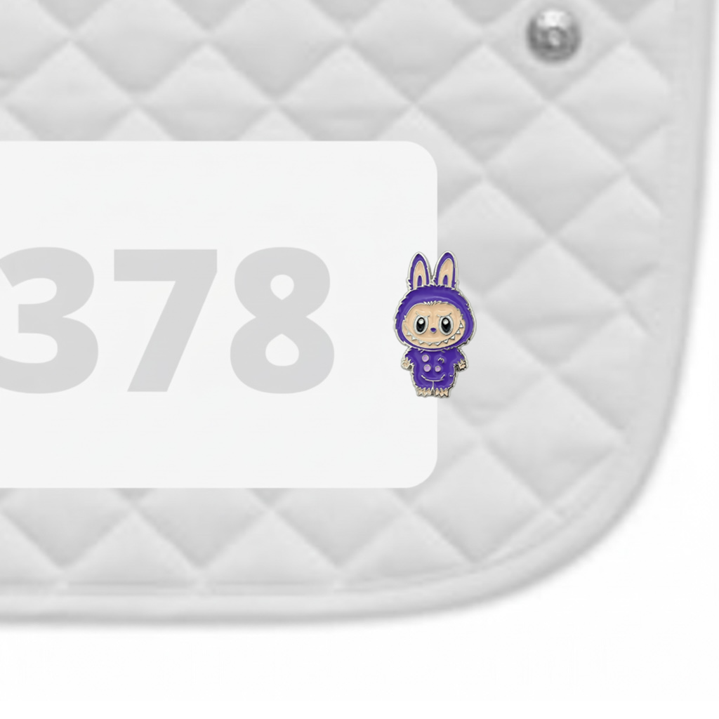 Labubu Number Pin Charms