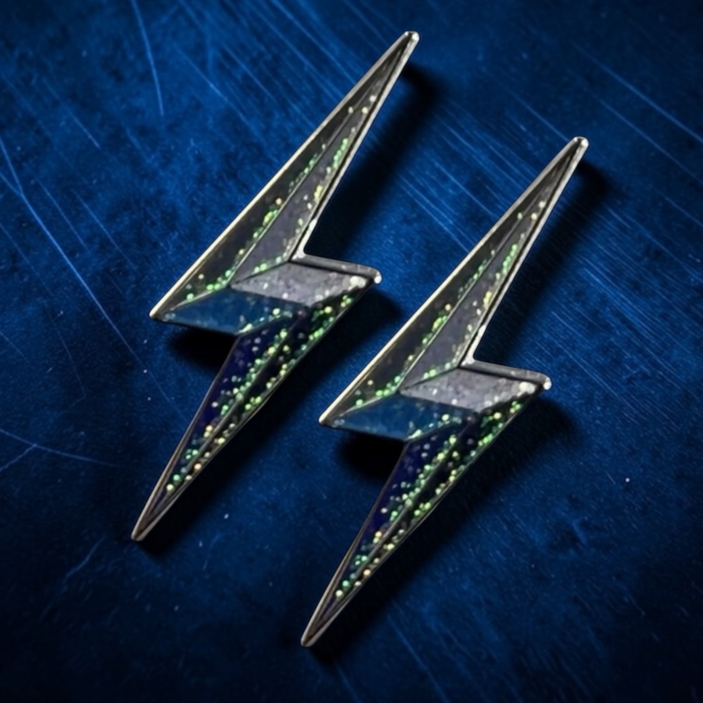 Lightning Bolt Number Pin Charms
