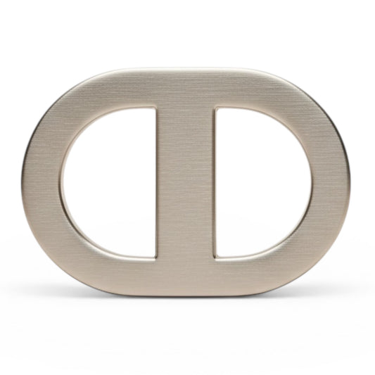 Link Buckle in Brushed Silver