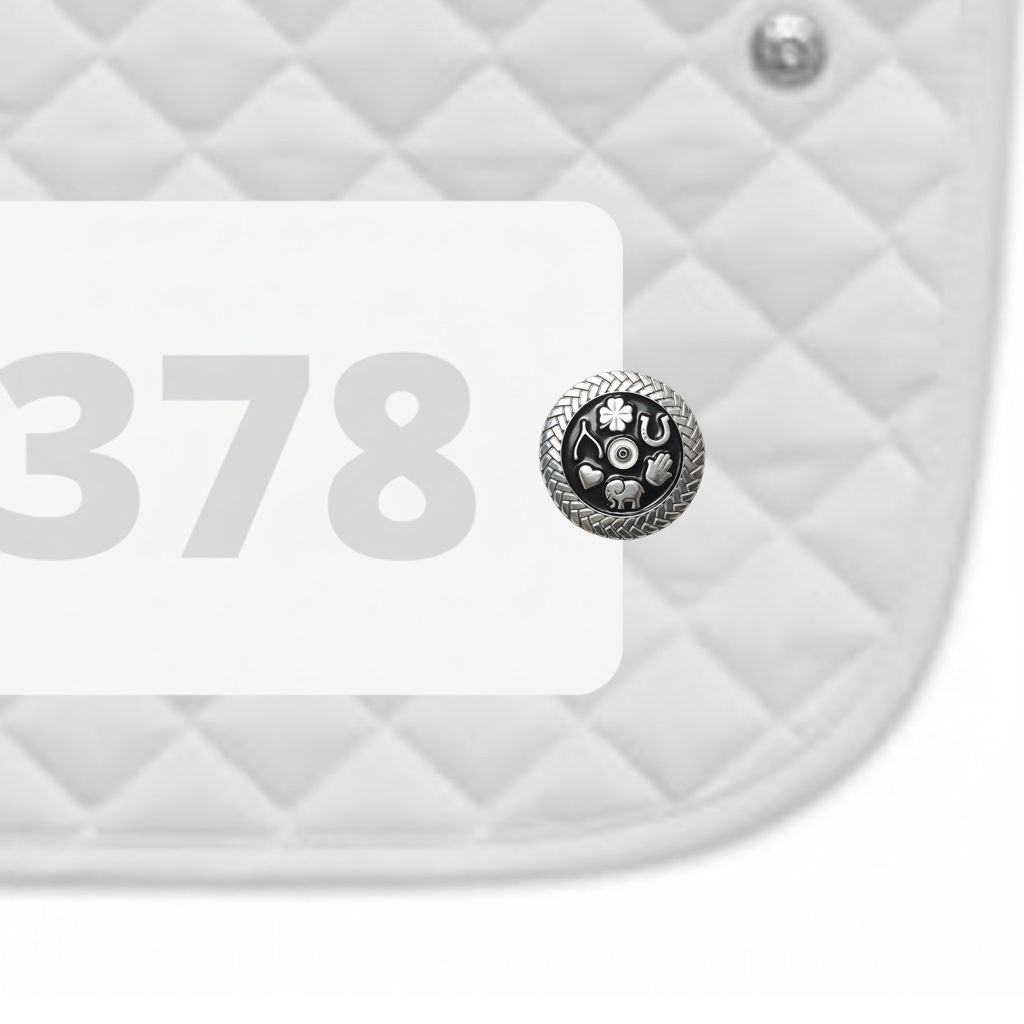 Lucky Charms Number Pin Charms