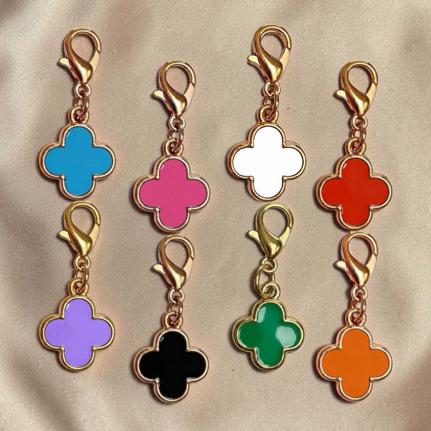 Lucky Clover Enamel Charm