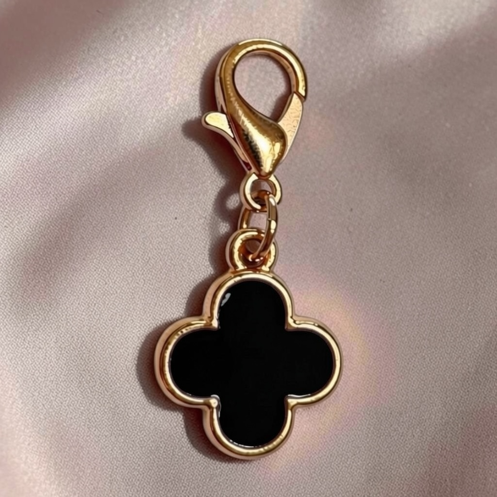 Lucky Clover Enamel Charm