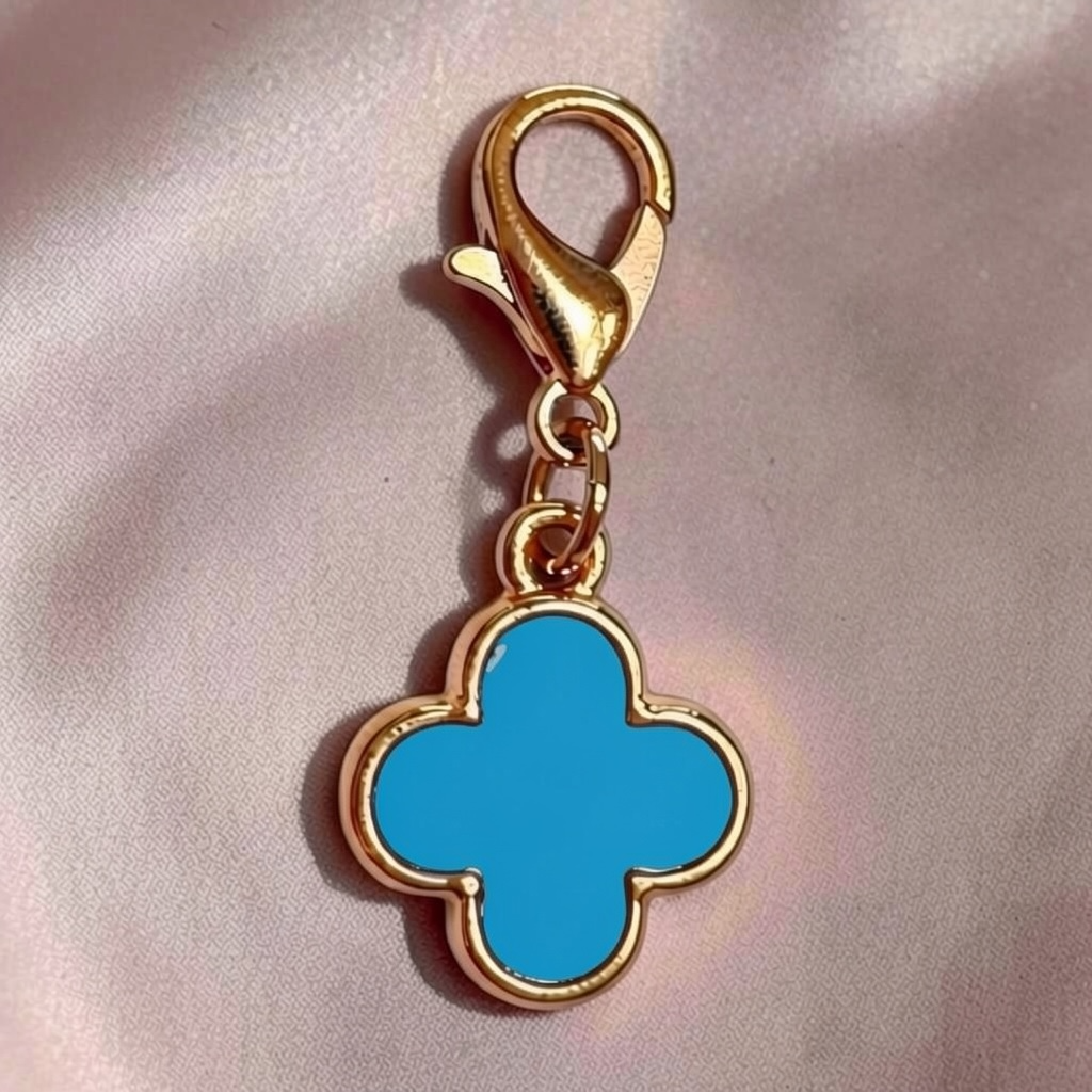 Lucky Clover Enamel Charm