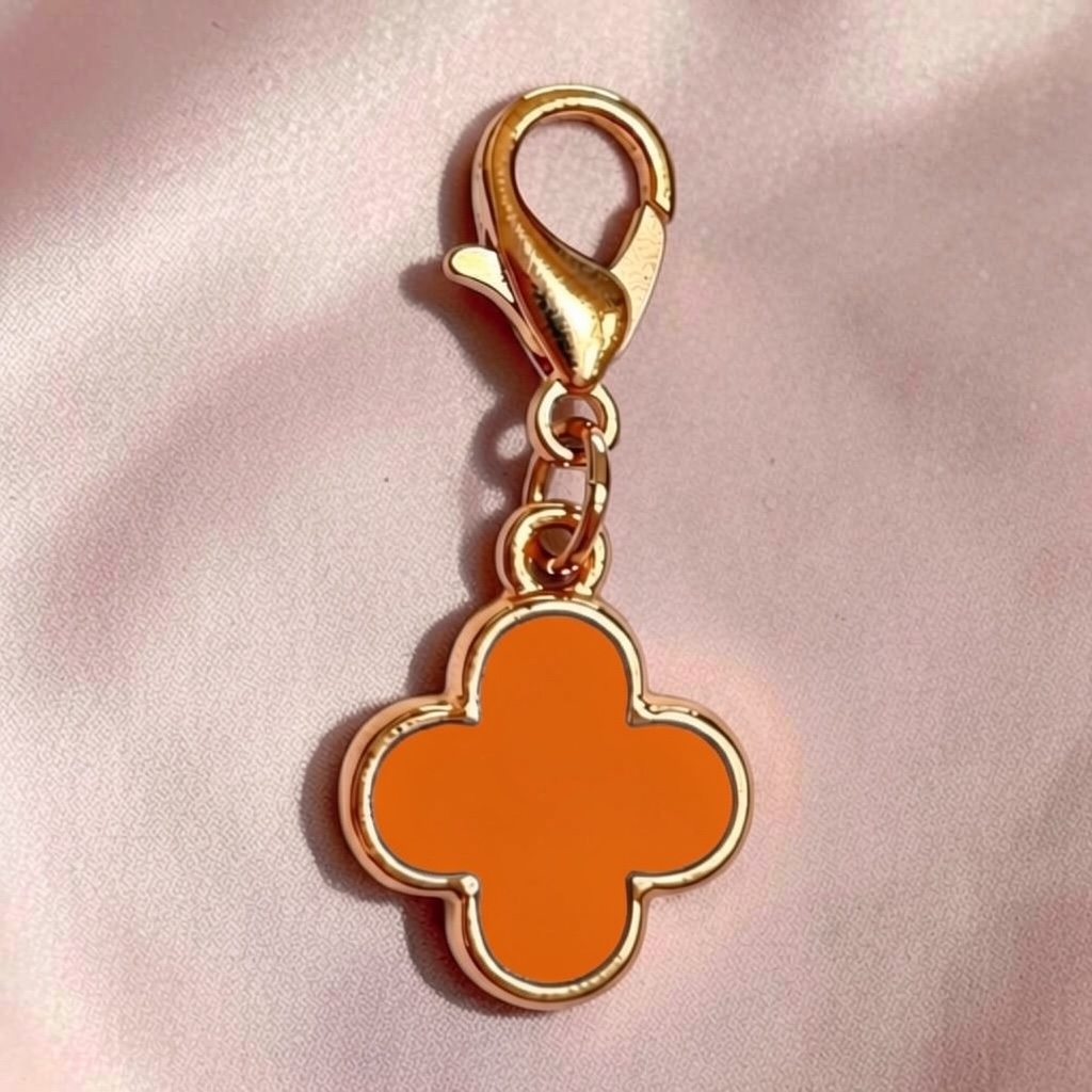 Lucky Clover Enamel Charm