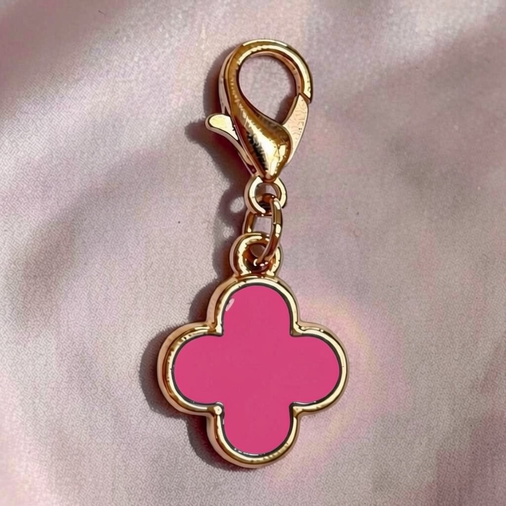 Lucky Clover Enamel Charm