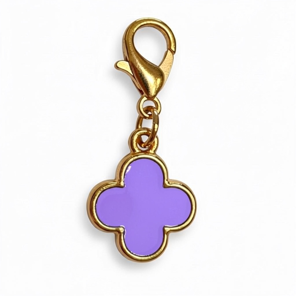 Lucky Clover Enamel Charm
