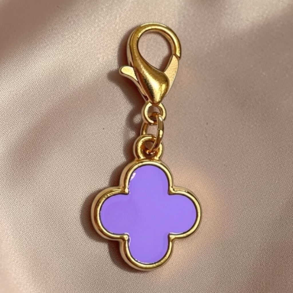 Lucky Clover Enamel Charm