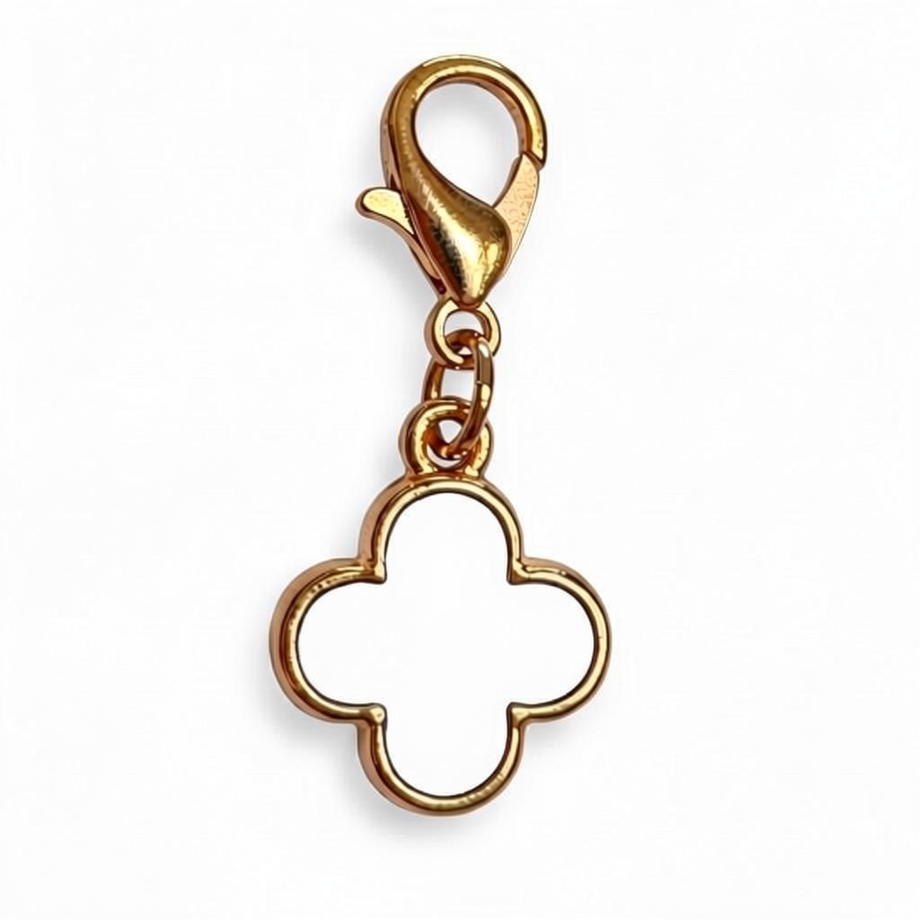 Lucky Clover Enamel Charm