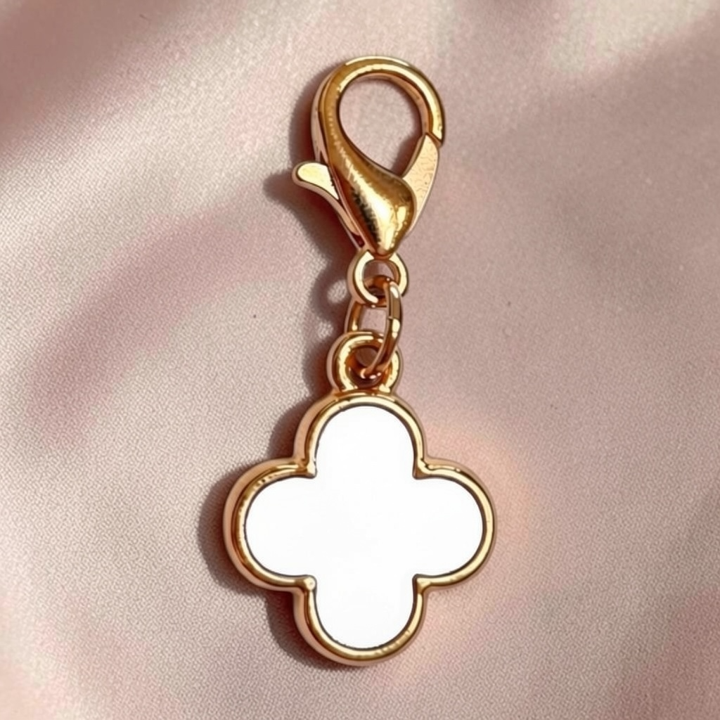 Lucky Clover Enamel Charm