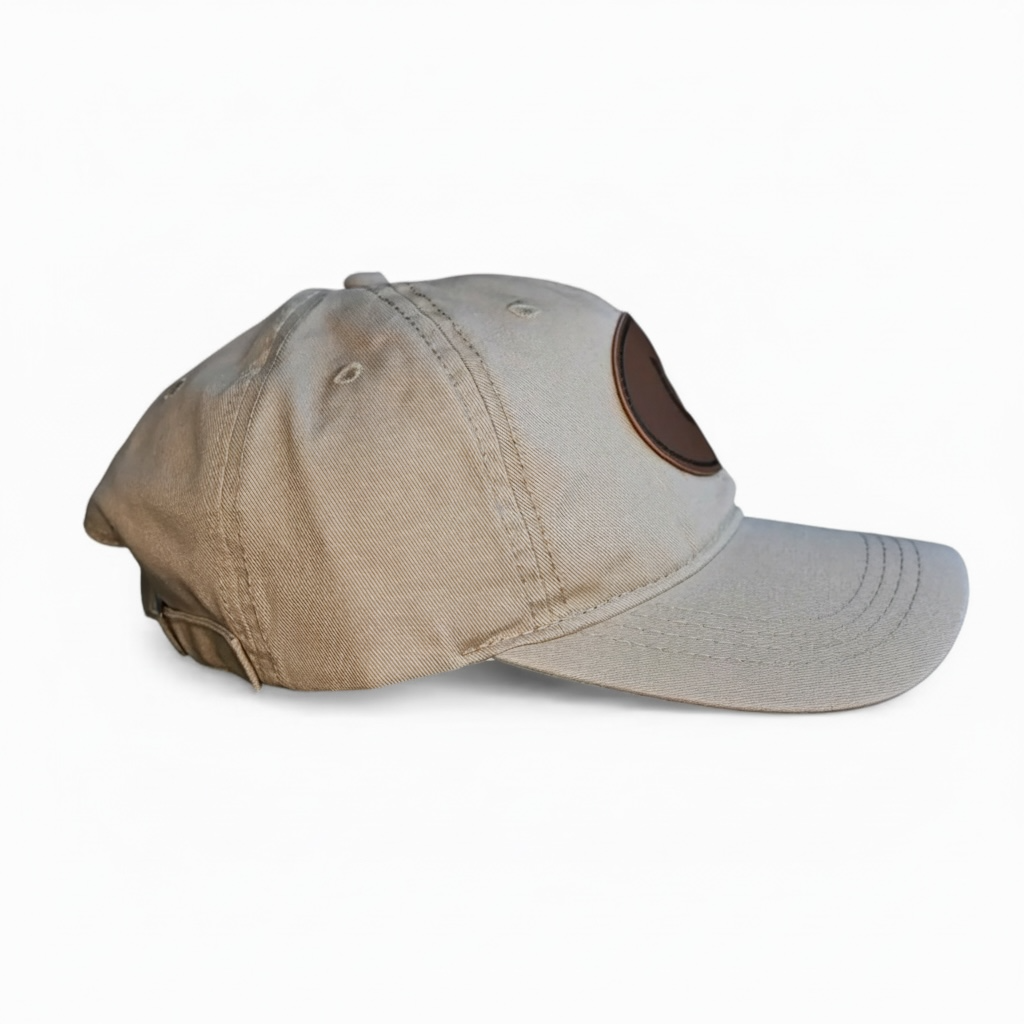 Lucky Horseshoe - Leather Patch Cotton Baseball Hat