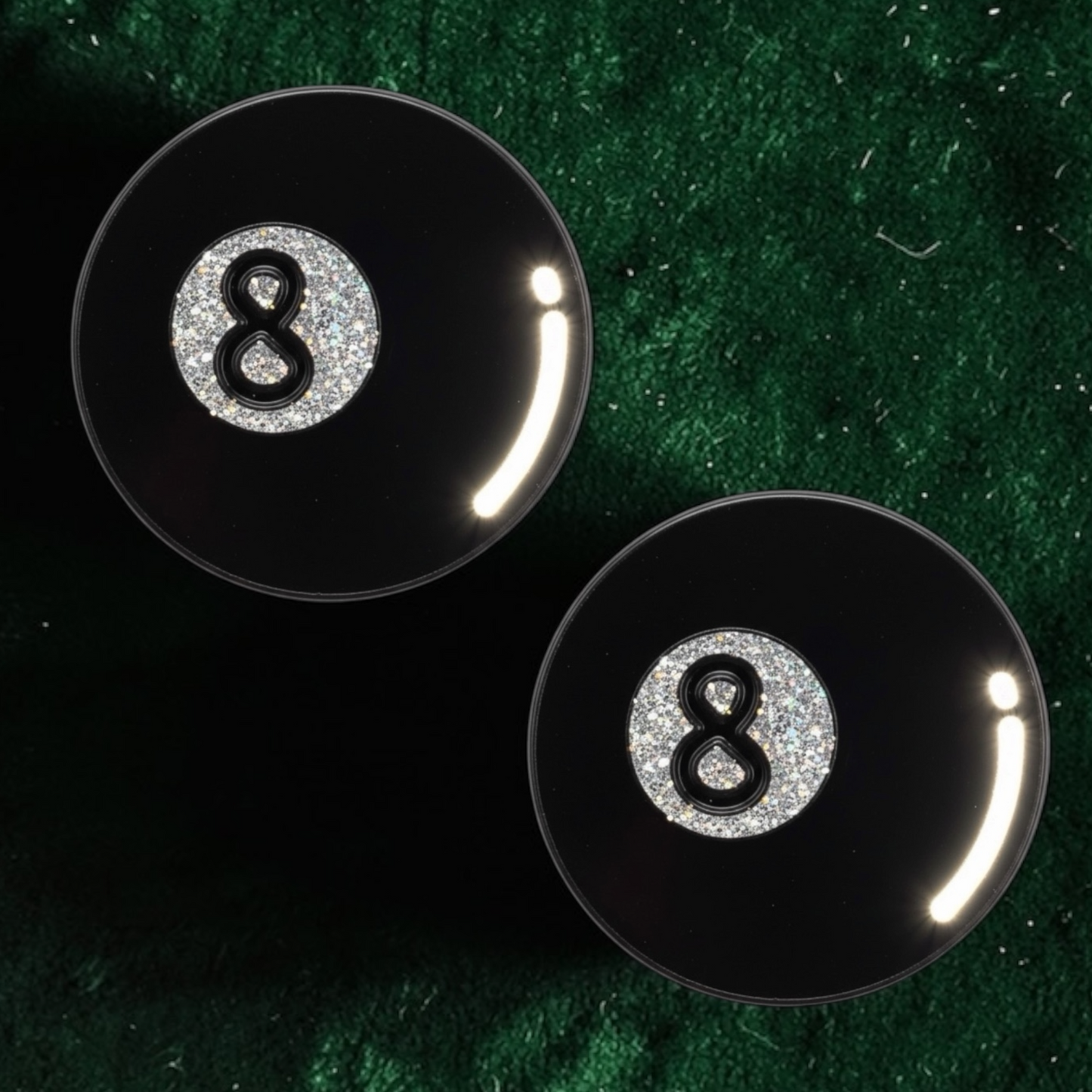 Magic 8 Ball Number Pin Charms