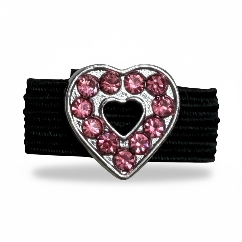 Pink Heart Crop Charm