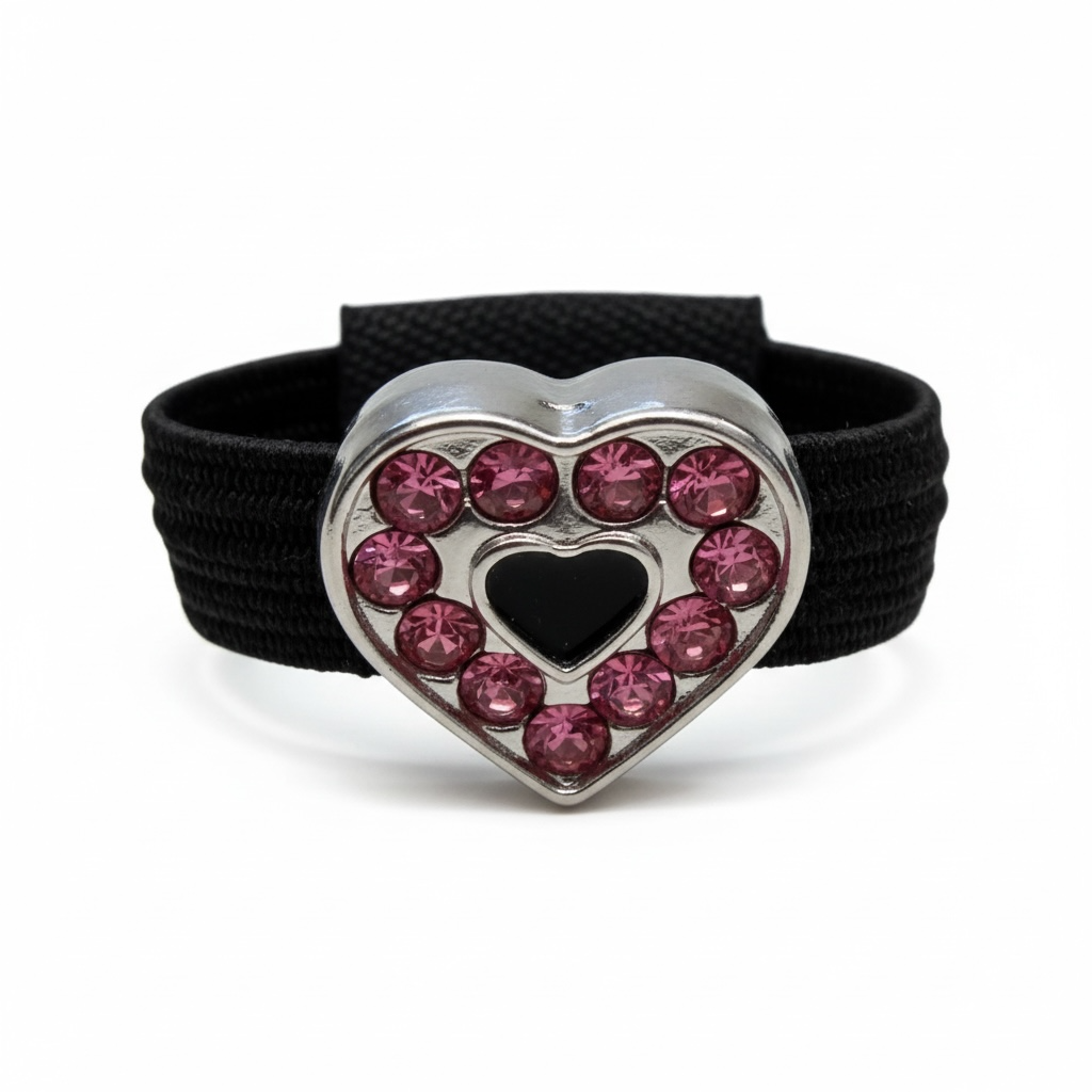 Pink Heart Crop Charm