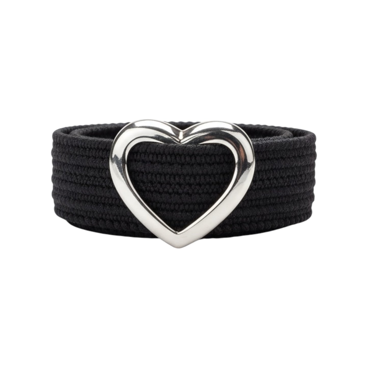 Silver Heart Crop Charm