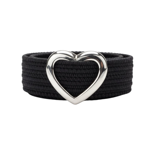 Silver Heart Crop Charm