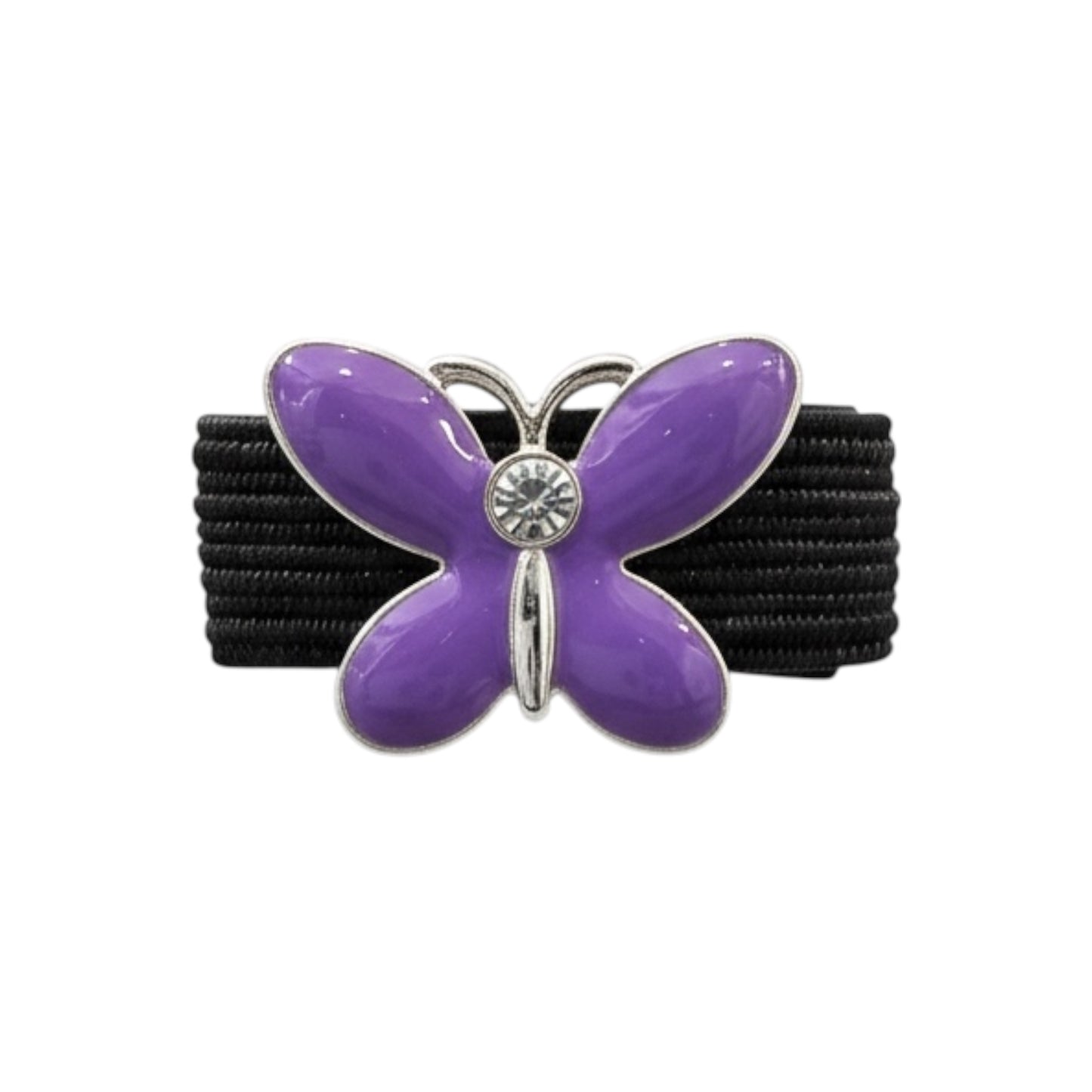 Purple Butterfly Crop Charm
