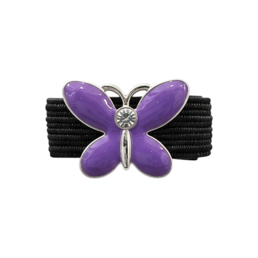 Purple Butterfly Crop Charm