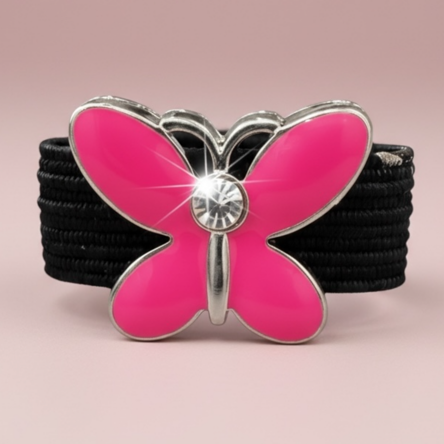 Pink Butterfly Crop Charm