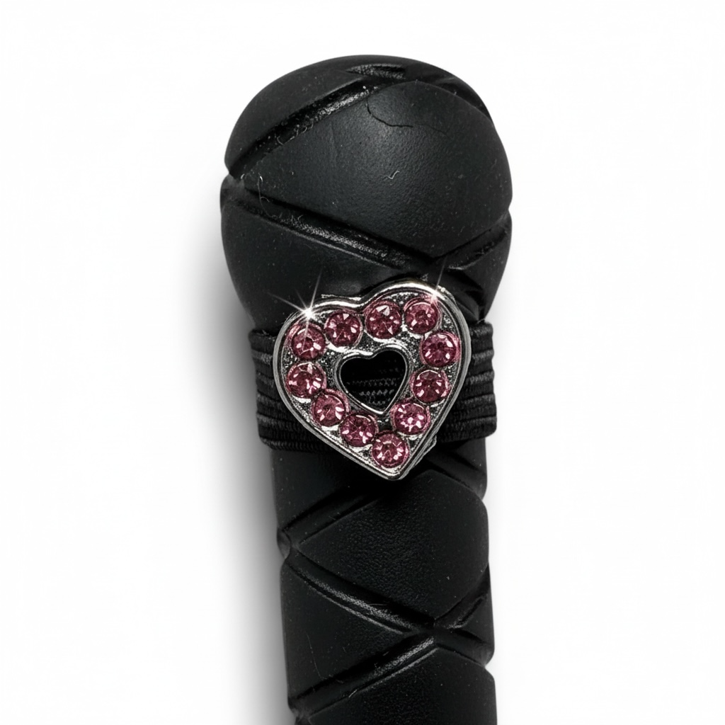 Pink Heart Crop Charm