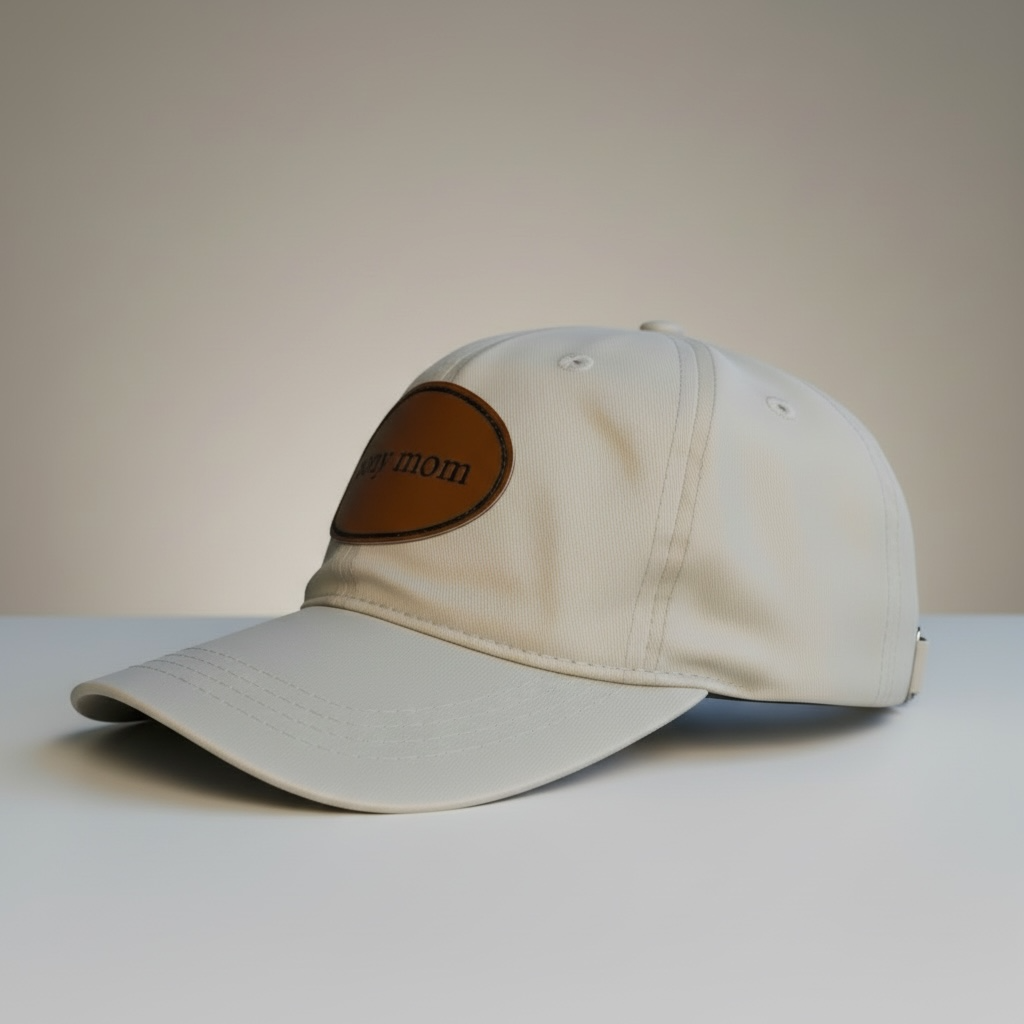 Pony Mom - Leather Patch Cotton Baseball Hat